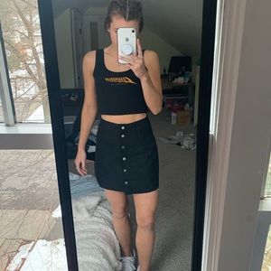 Black h&m skirt
